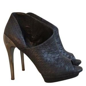 BCBG Snake Print Pumps